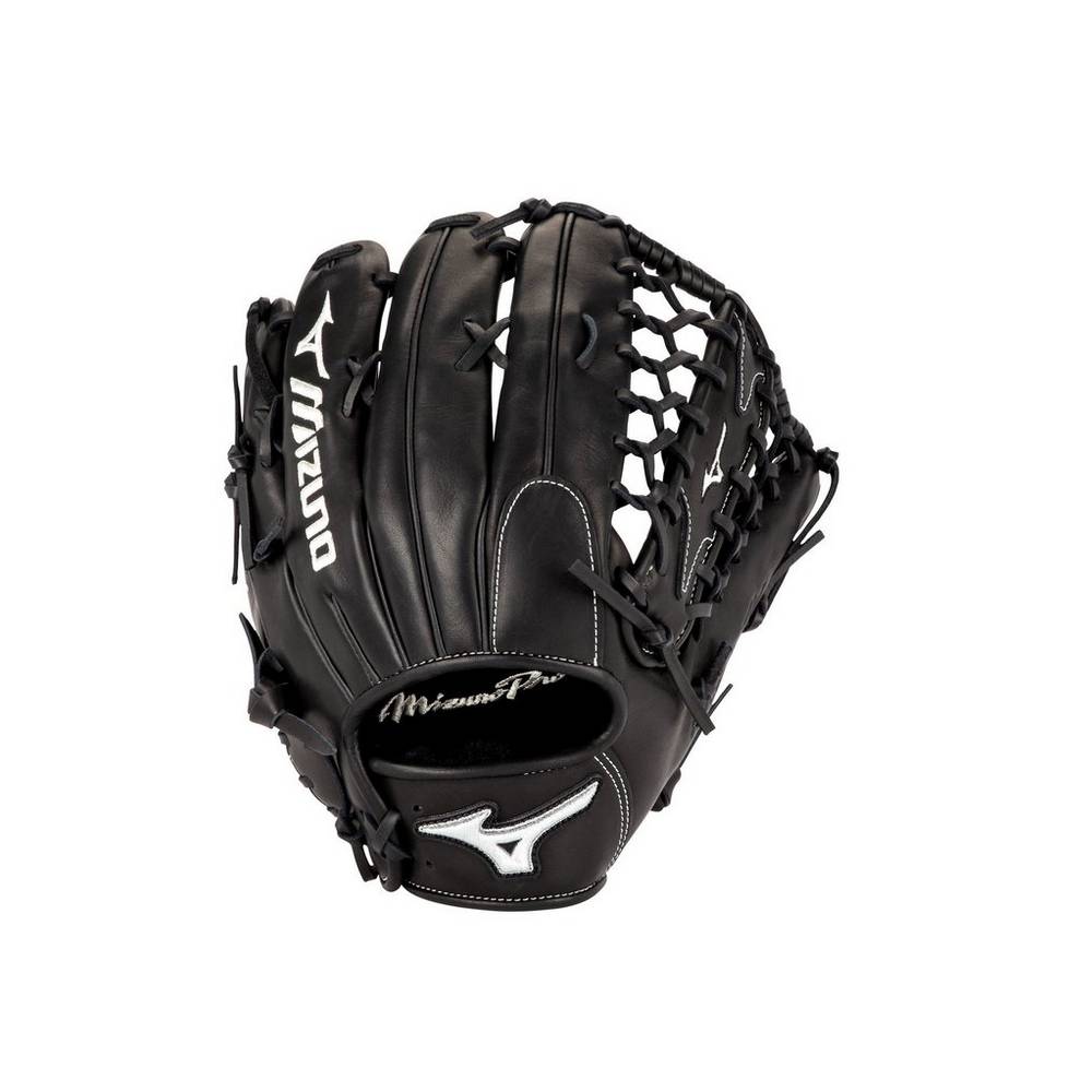 Guanti Mizuno Pro Brett Gardner 12.75" Uomo - Nere/Argento - 35792-JAYU